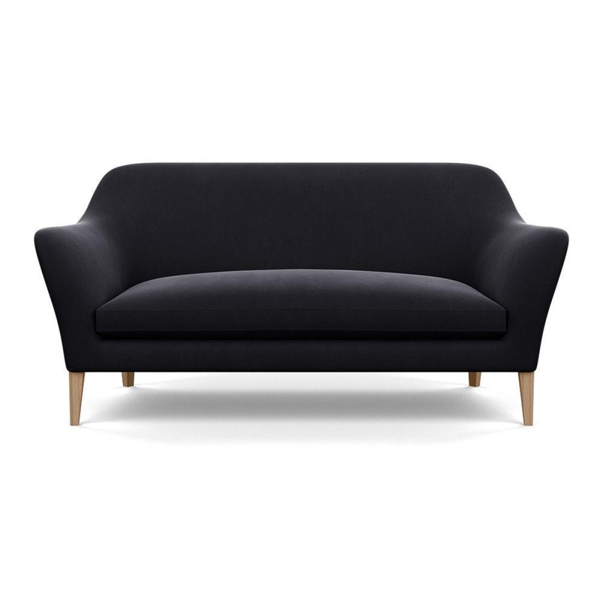 Heal's Wallis 3 Seater Sofa Smart Velvet Mouse Natural Oak Feet – image 49