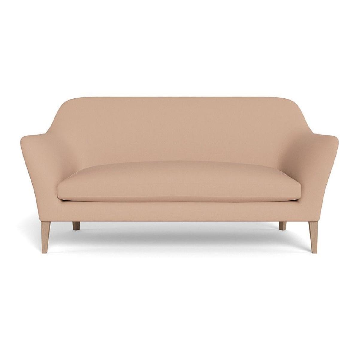 Heal's Wallis 3 Seater Sofa Smart Velvet Mouse Natural Oak Feet – image 57