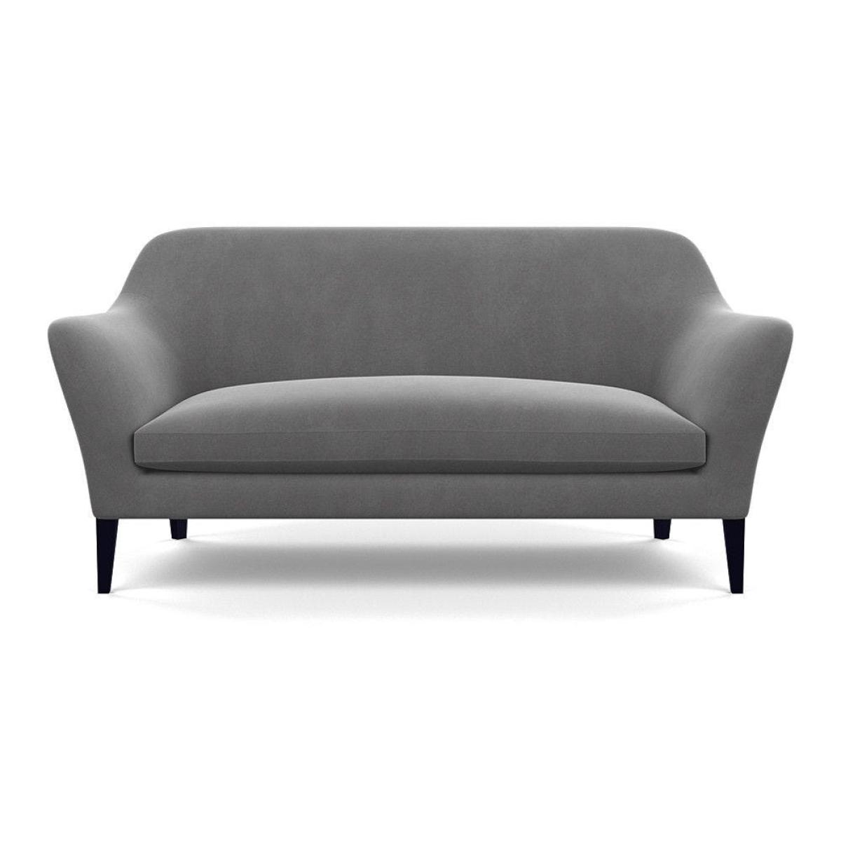 Heal's Wallis 3 Seater Sofa Smart Velvet Mouse Natural Oak Feet – image 71