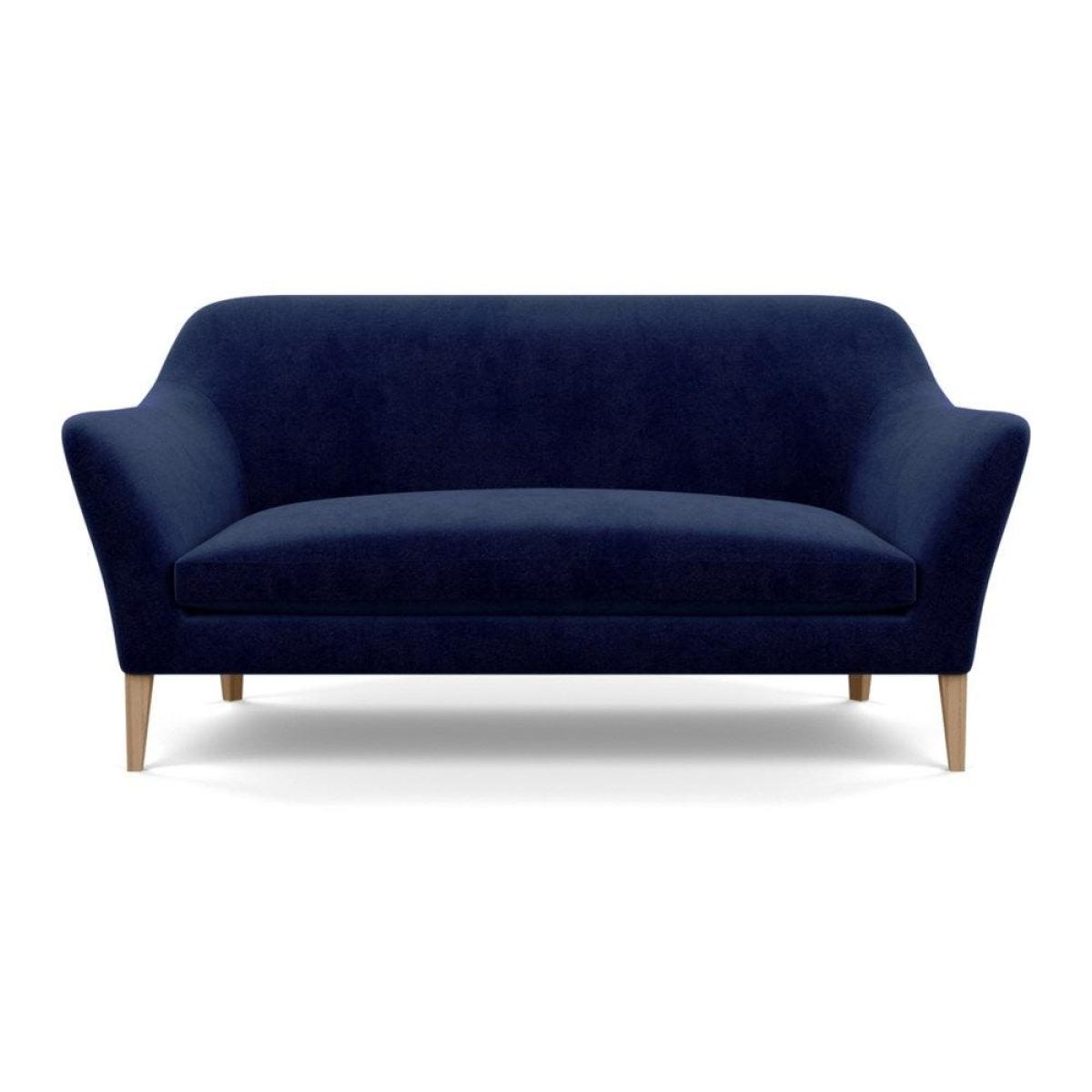 Heal's Wallis 3 Seater Sofa Smart Velvet Mouse Natural Oak Feet – image 89