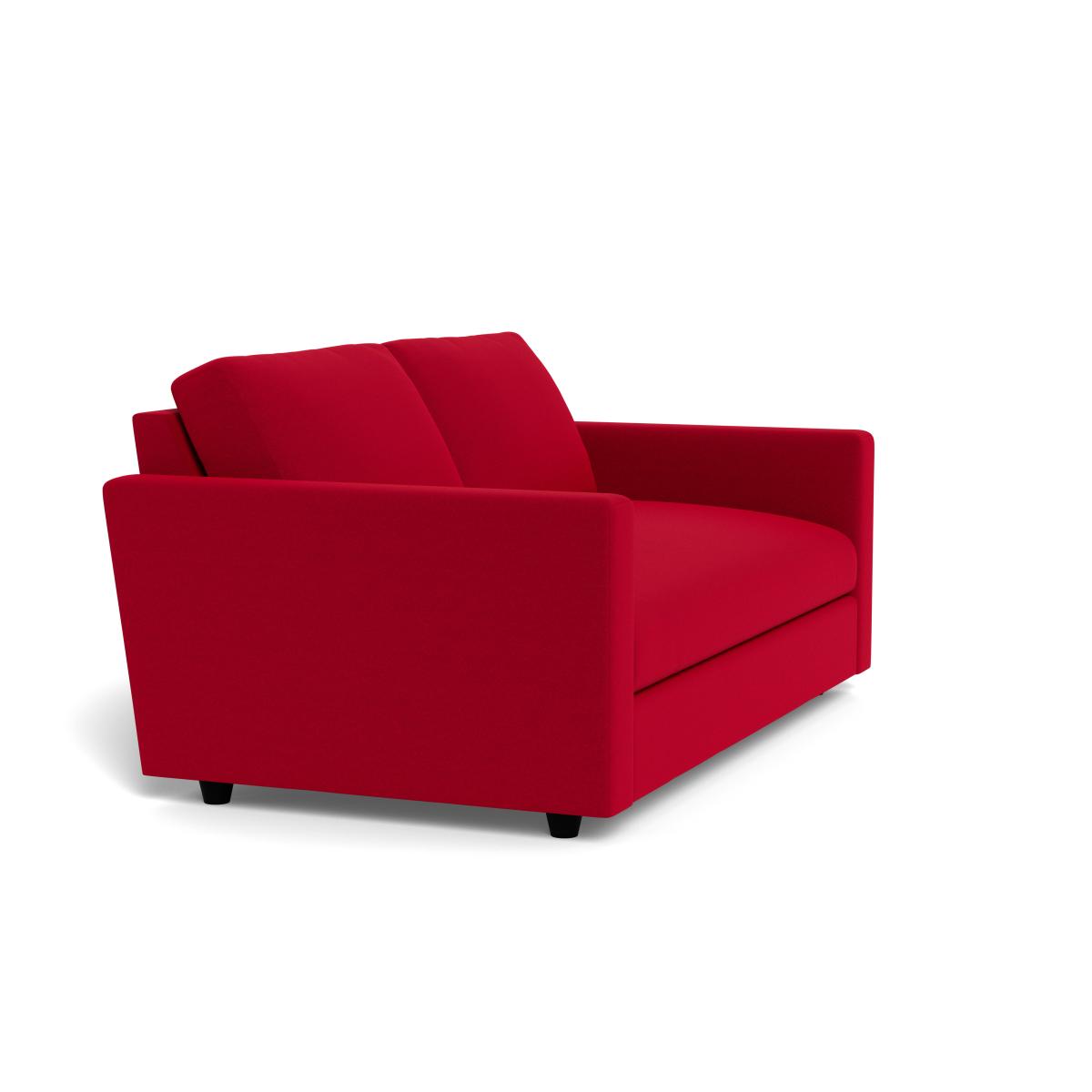 Heal's Nimbus 3 Seater Sofa Melton Wool Red Oxide Black – image 2