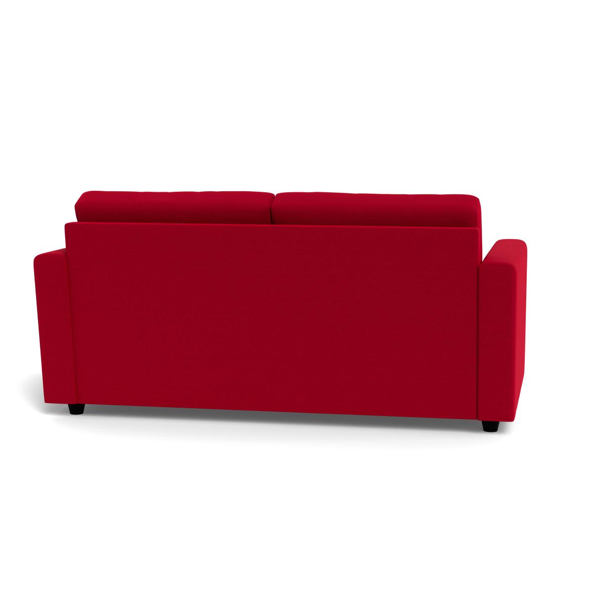 Heal's Nimbus 3 Seater Sofa Melton Wool Red Oxide Black – image 5