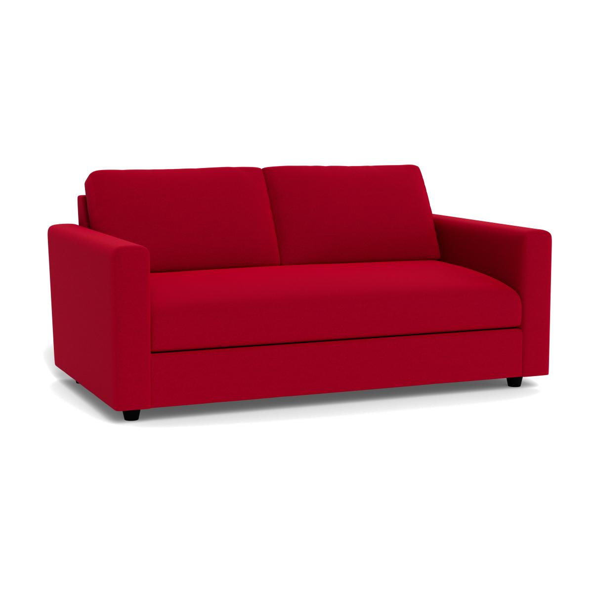 Heal's Nimbus 3 Seater Sofa Melton Wool Red Oxide Black – image 1