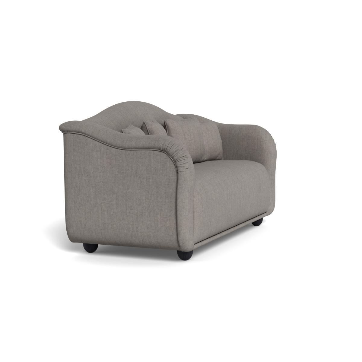 Heal's Tetbury 3 Seater Sofa Broad Weave Pebble Natural Beech Feet – image 3