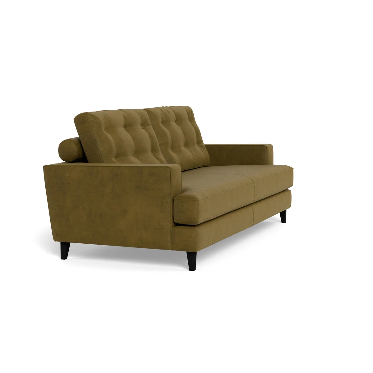 Heal's Mistral 3 Seater Sofa Smart Luxe Velvet Peridot Natural Beech Feet – image 3