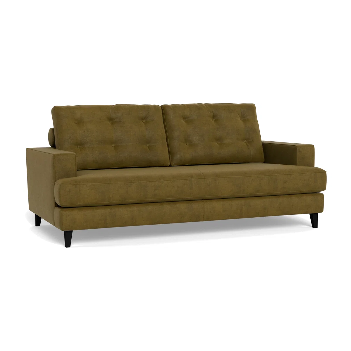 Heal's Mistral 3 Seater Sofa Smart Luxe Velvet Peridot Natural Beech Feet – image 1