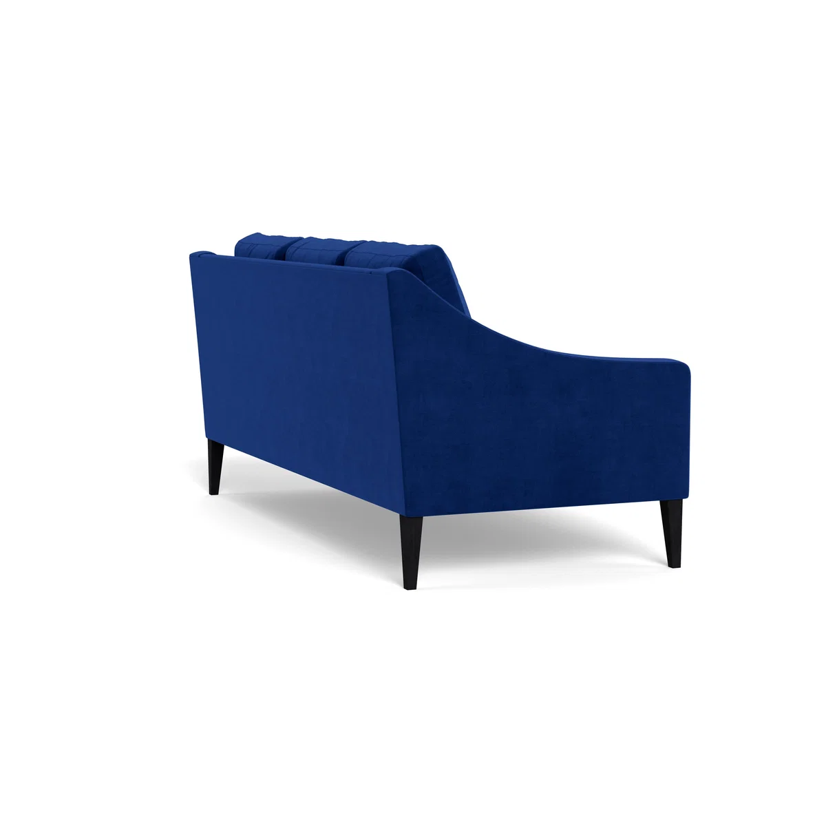 Heal's Richmond 3 Seater Sofa Smart Luxe Velvet Azure Black Feet – image 5