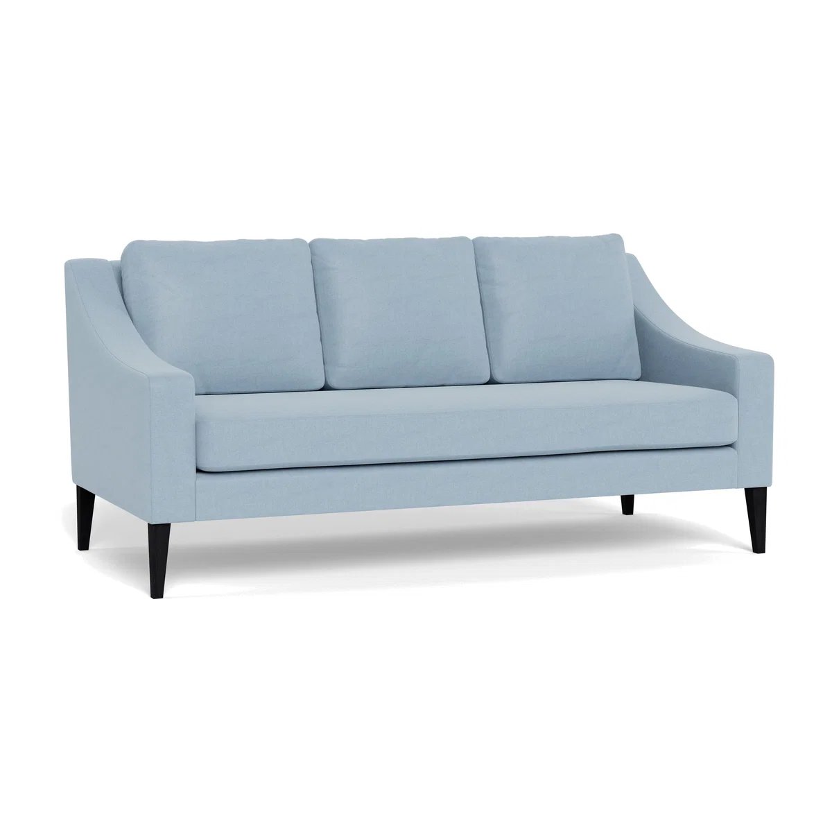 Heal's Richmond 3 Seater Sofa Capelo Linen-Cotton Sea Shanty Black – image 1