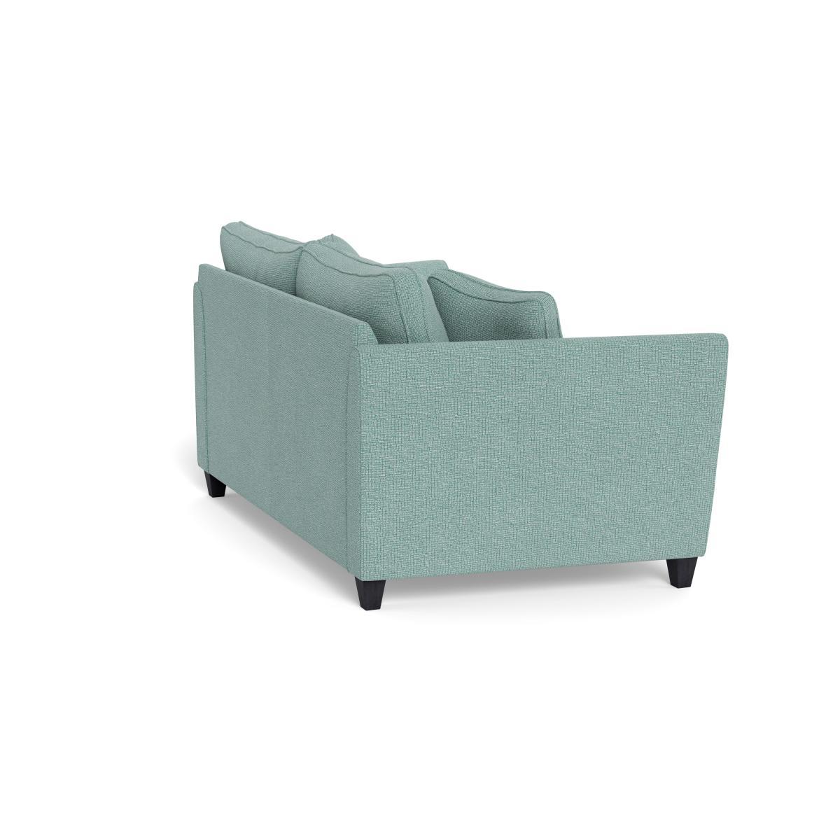 Heal's Torino 3 Seater Sofa Tejo Recycled Teal Black - Heal's UK Furniture – image 4