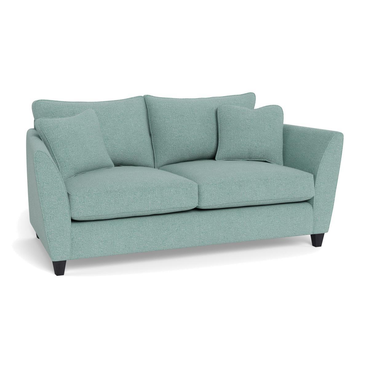 Heal's Torino 3 Seater Sofa Tejo Recycled Teal Black - Heal's UK Furniture – image 1