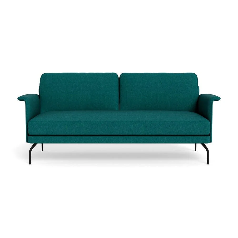 Heal's Iver 3 Seater Sofa Brushed Cotton Pine Black Feet – image 2