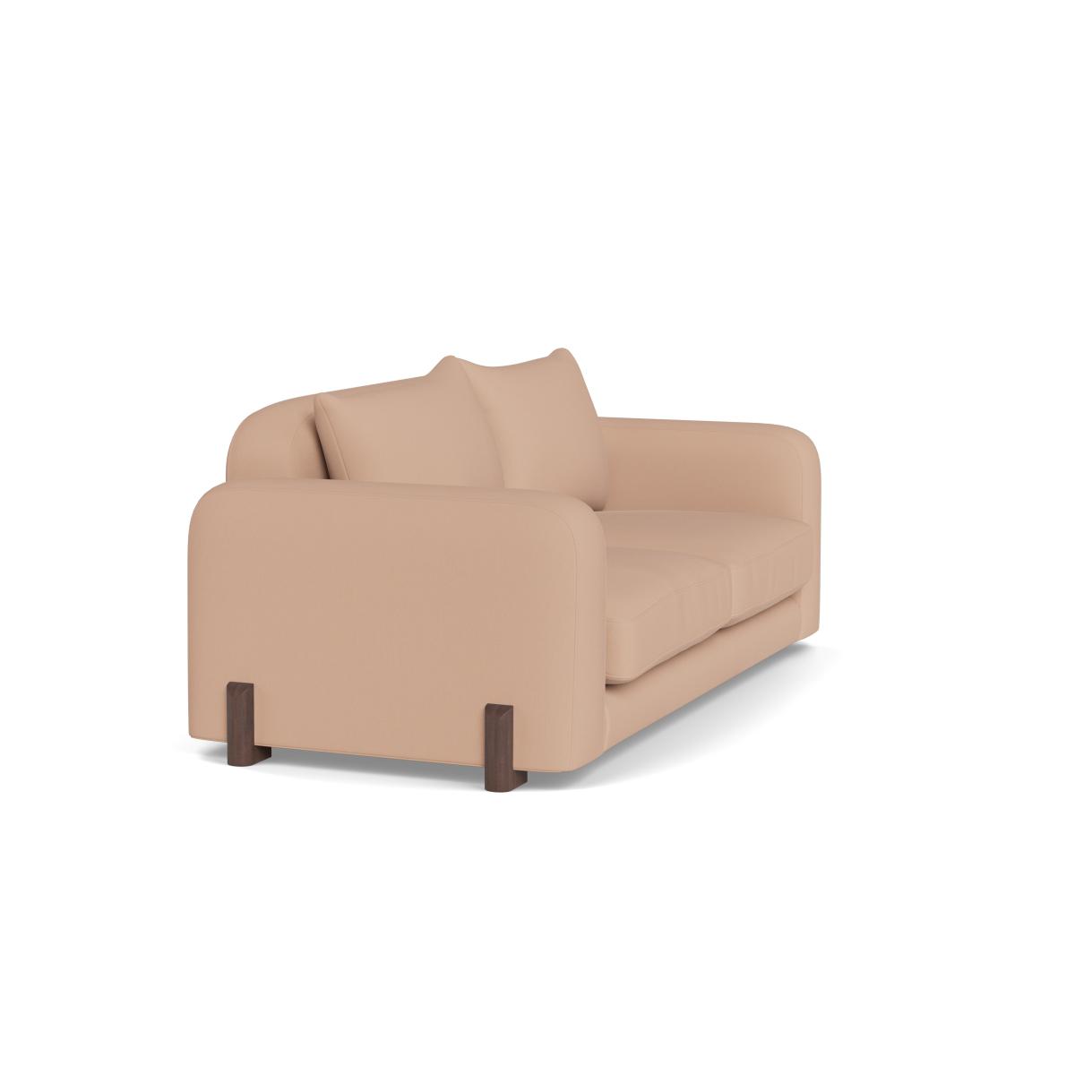 Heal's Nuvola 3 Seater Sofa Capelo Linen-Cotton Rosedale Black Feet – image 3