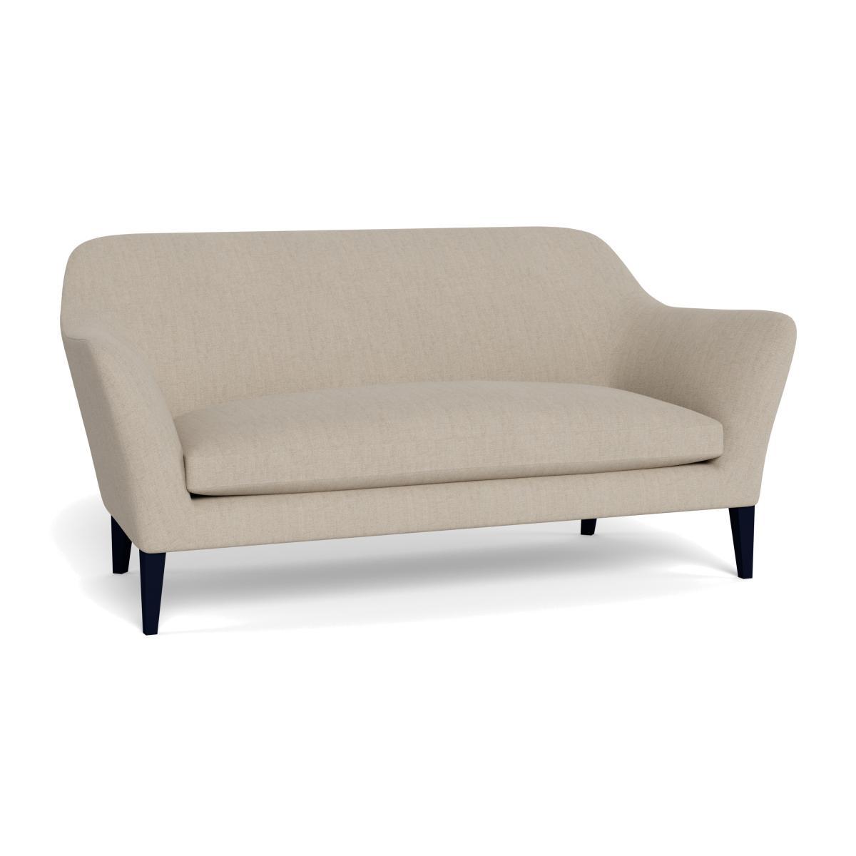 Heal's Wallis 3 Seater Sofa Broad Weave Putty Black Feet - Heal's UK Furniture – image 1