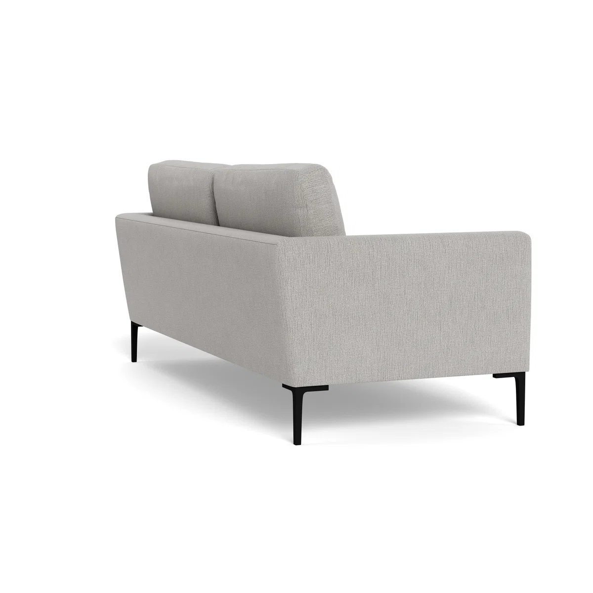 Heal's Eton 3 Seater Sofa Smart Linen Mix Silver Black Feet - Heal's UK Furniture – image 4