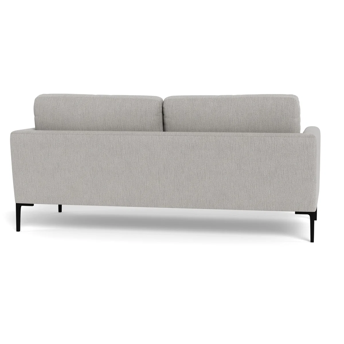 Heal's Eton 3 Seater Sofa Smart Linen Mix Silver Black Feet - Heal's UK Furniture – image 5