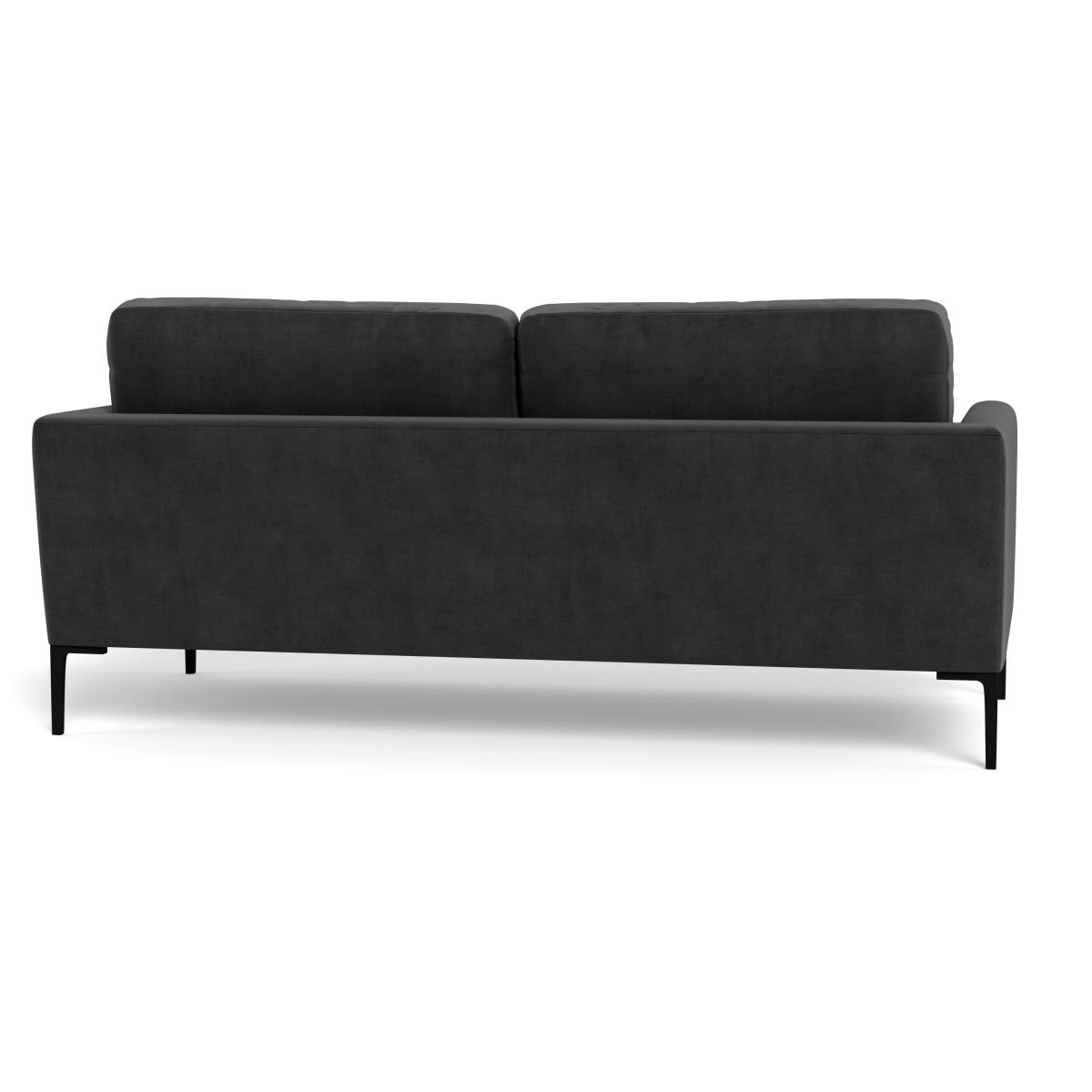 Heal's Eton 3 Seater Sofa Smart Luxe Velvet Nickel Brass Feet – image 6
