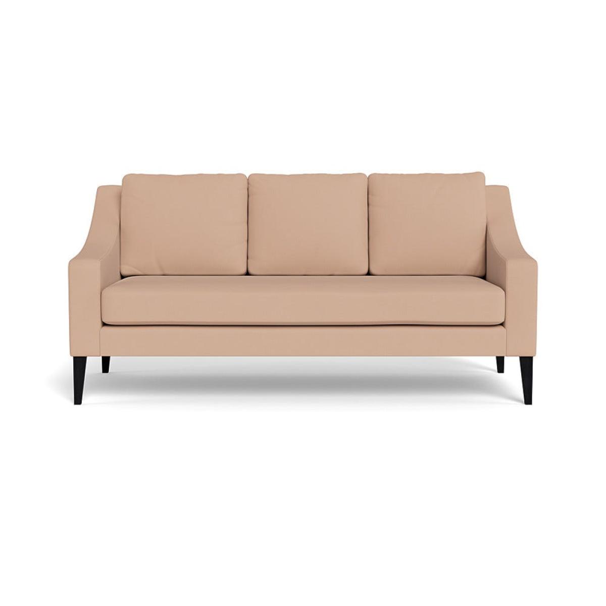 Heal's Richmond 3 Seater Sofa Capelo Linen-Cotton Rosedale Black Feet – image 2