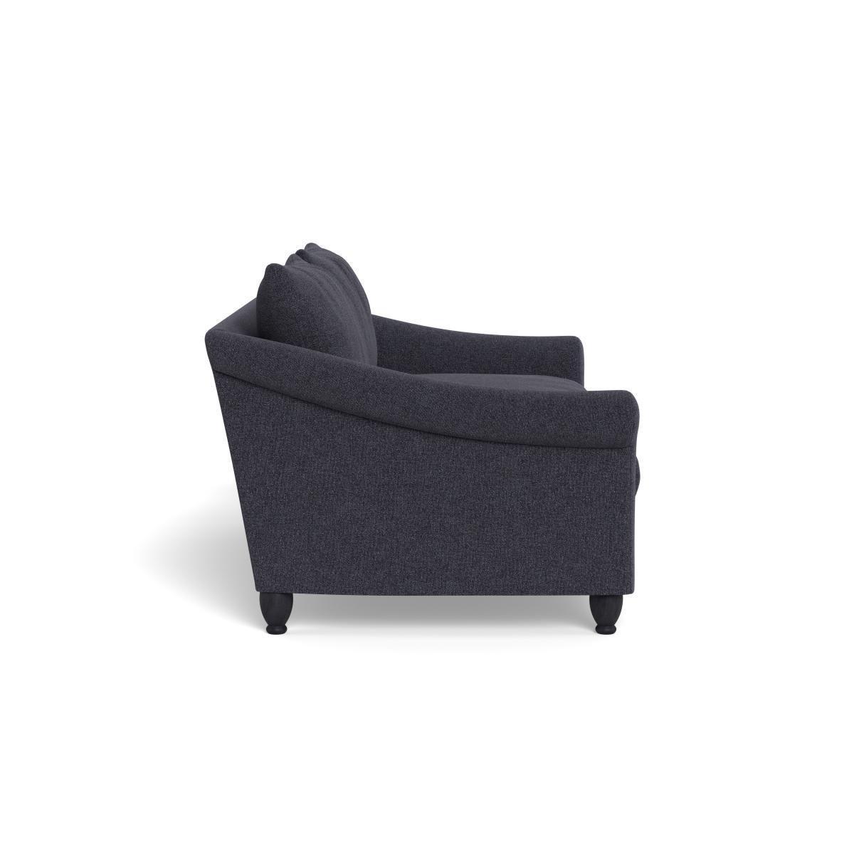Heal's Devon 3 Seater Texture Soot Walnut Stain Beech Feet - Heal's UK Furniture – image 3