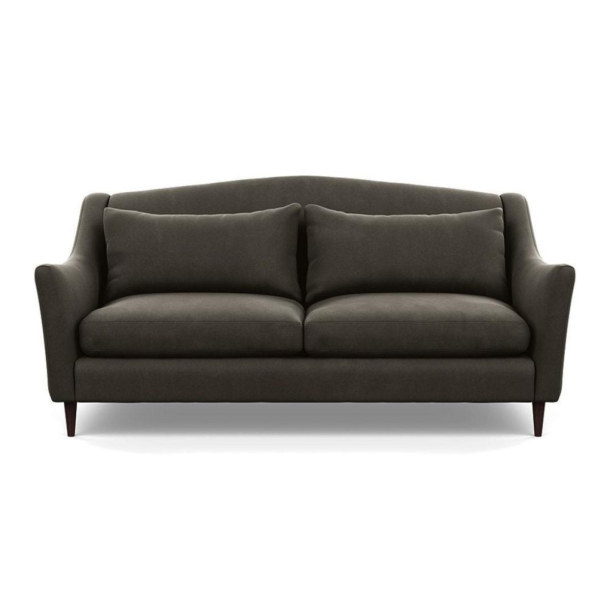 Heal's Somerset 3 Seater Sofa Linen Dark Grey Natural - Heal's UK Furniture – image 15