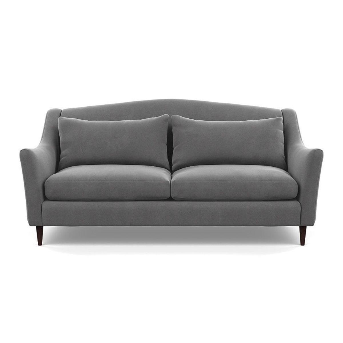 Heal's Somerset 3 Seater Sofa Linen Dark Grey Natural - Heal's UK Furniture – image 32