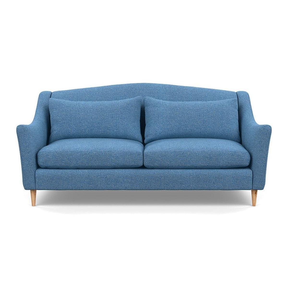 Heal's Somerset 3 Seater Sofa Linen Dark Grey Natural - Heal's UK Furniture – image 39
