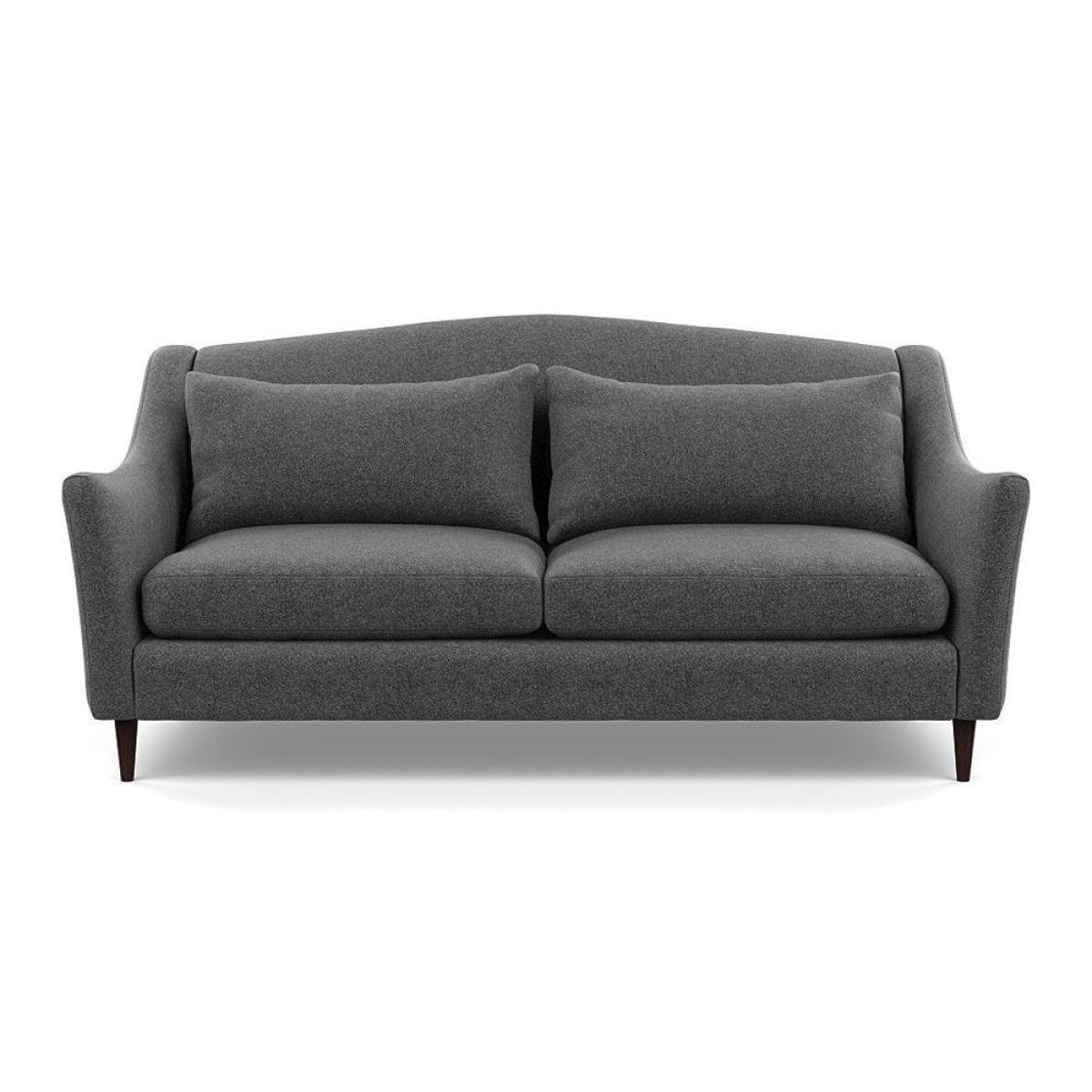 Heal's Somerset 3 Seater Sofa Linen Dark Grey Natural - Heal's UK Furniture – image 46