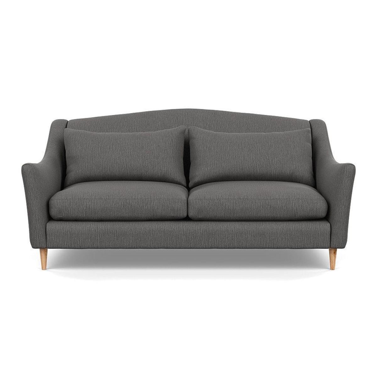 Heal's Somerset 3 Seater Sofa Linen Dark Grey Natural - Heal's UK Furniture – image 63