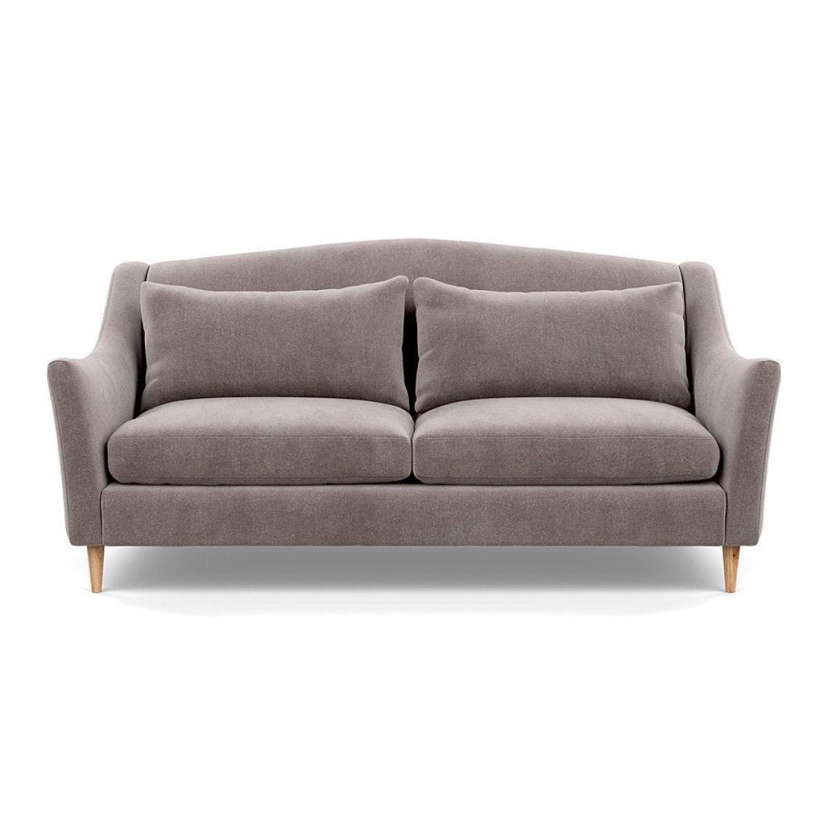 Heal's Somerset 3 Seater Sofa Linen Dark Grey Natural - Heal's UK Furniture – image 8