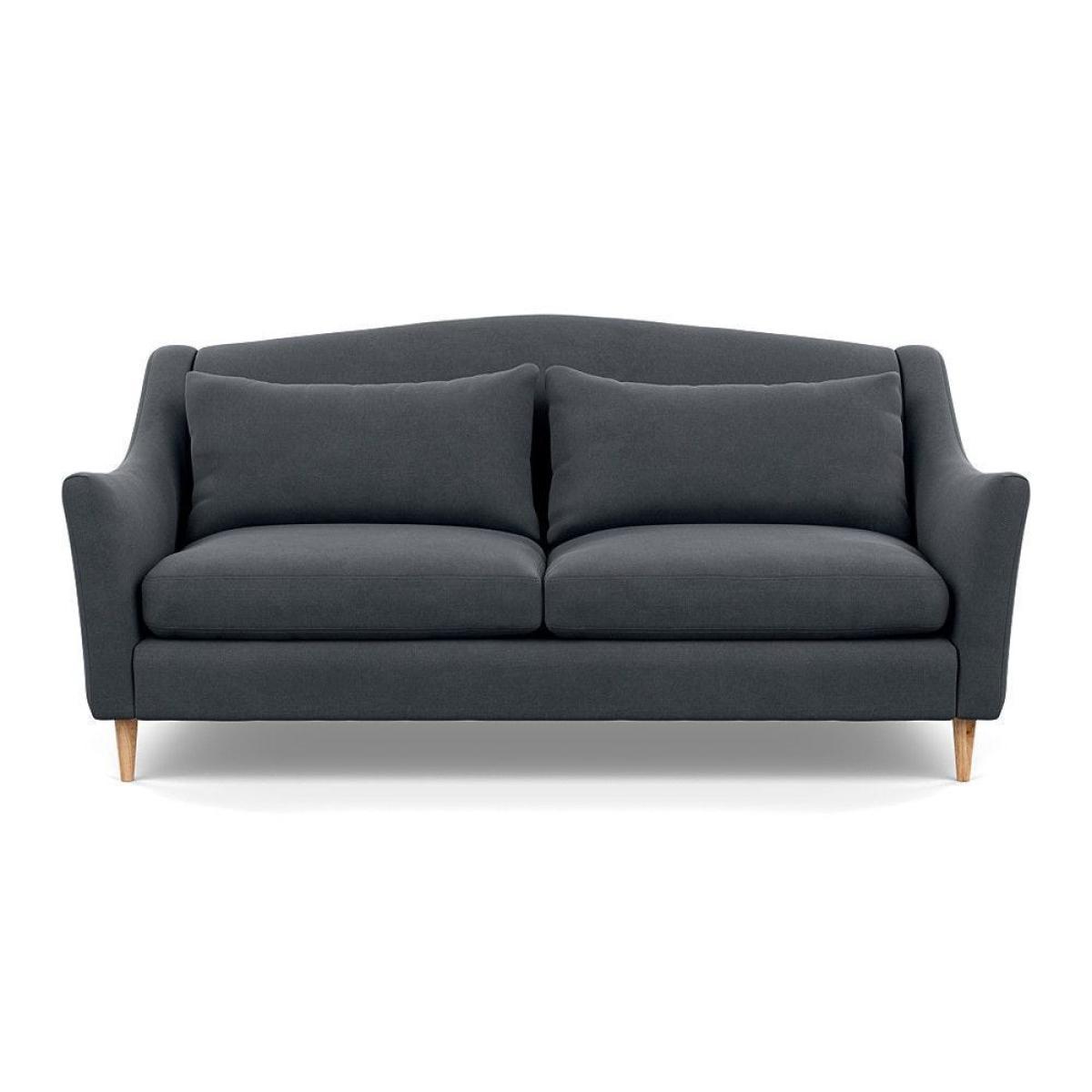 Heal's Somerset 3 Seater Sofa Linen Dark Grey Natural - Heal's UK Furniture – image 10