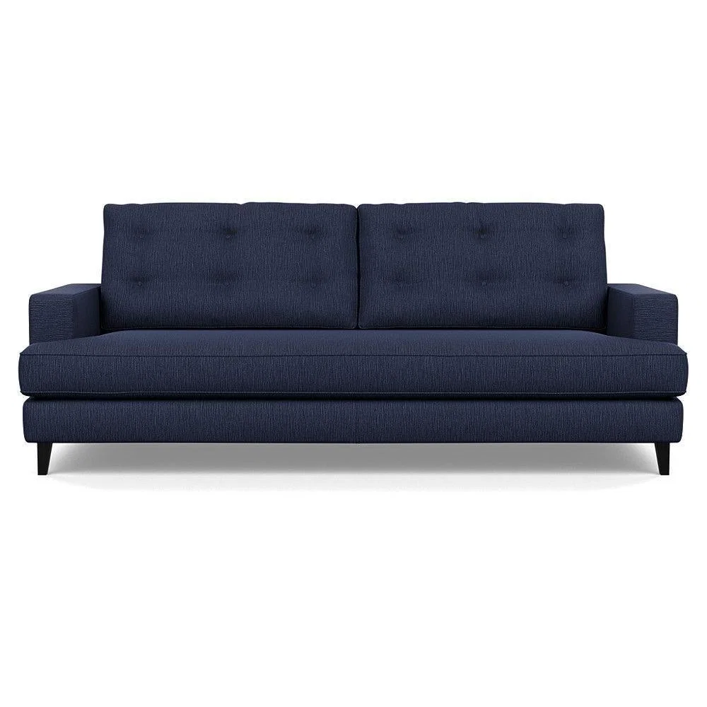 Heal's Richmond 3 Seater Sofa Smart Luxe Velvet Ocean Tinted Ash Feet - Heal's UK Furniture – image 107