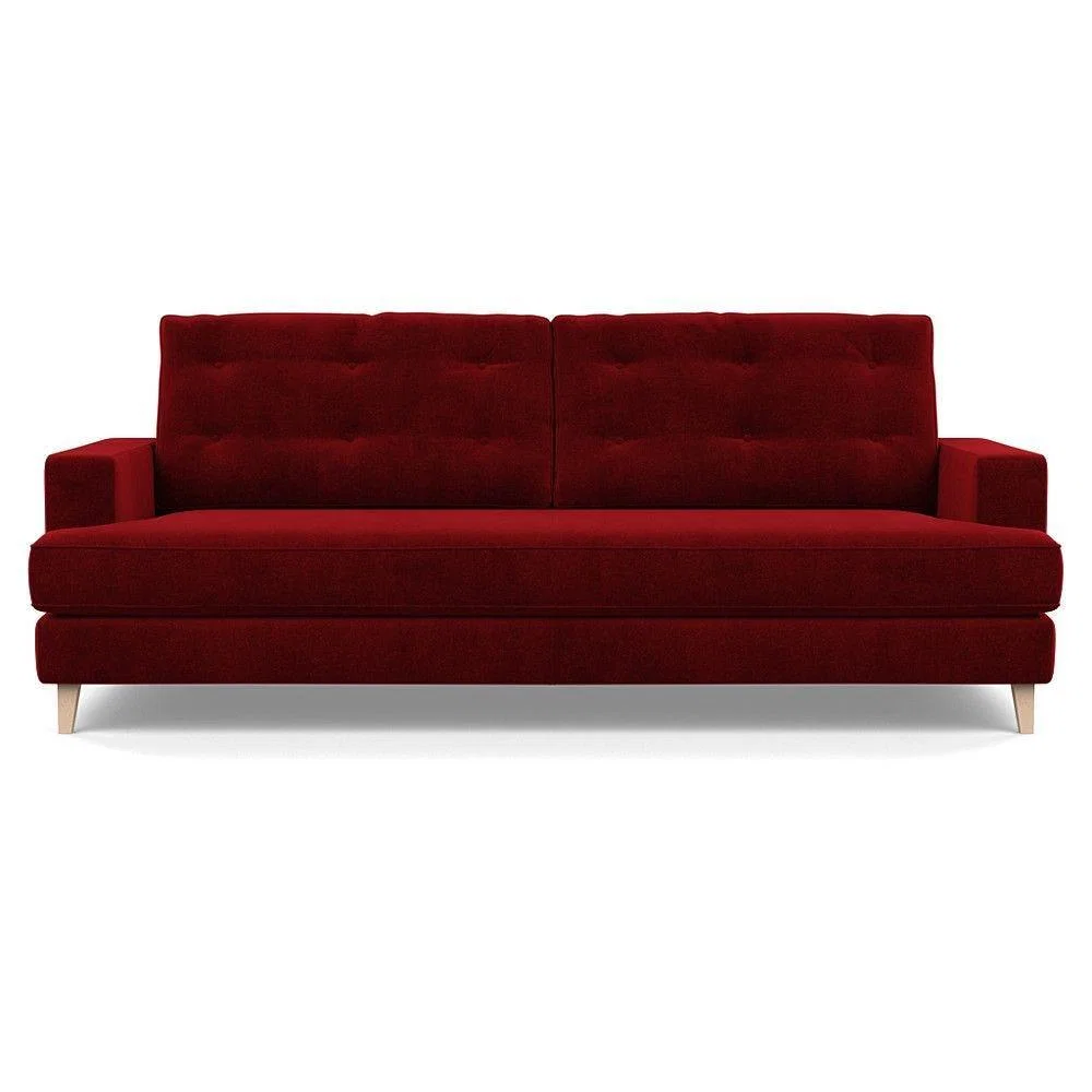 Heal's Richmond 3 Seater Sofa Smart Luxe Velvet Ocean Tinted Ash Feet - Heal's UK Furniture – image 115