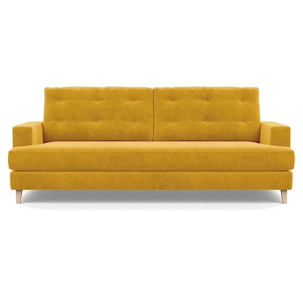 Heal's Richmond 3 Seater Sofa Smart Luxe Velvet Ocean Tinted Ash Feet - Heal's UK Furniture – image 117