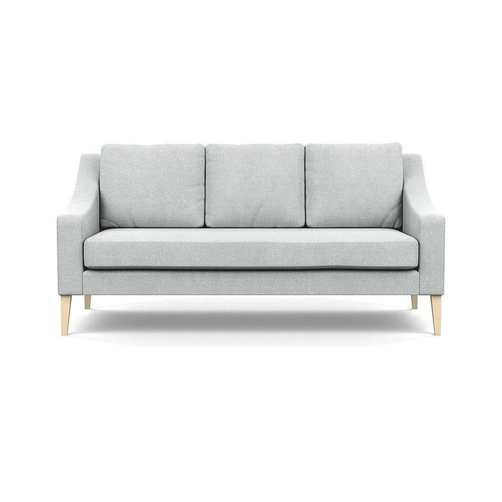 Heal's Richmond 3 Seater Sofa Smart Luxe Velvet Ocean Tinted Ash Feet - Heal's UK Furniture – image 127