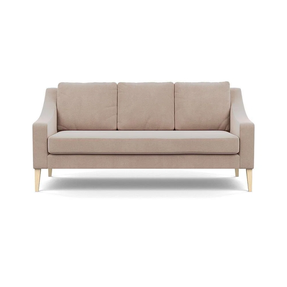 Heal's Richmond 3 Seater Sofa Smart Luxe Velvet Ocean Tinted Ash Feet - Heal's UK Furniture – image 128