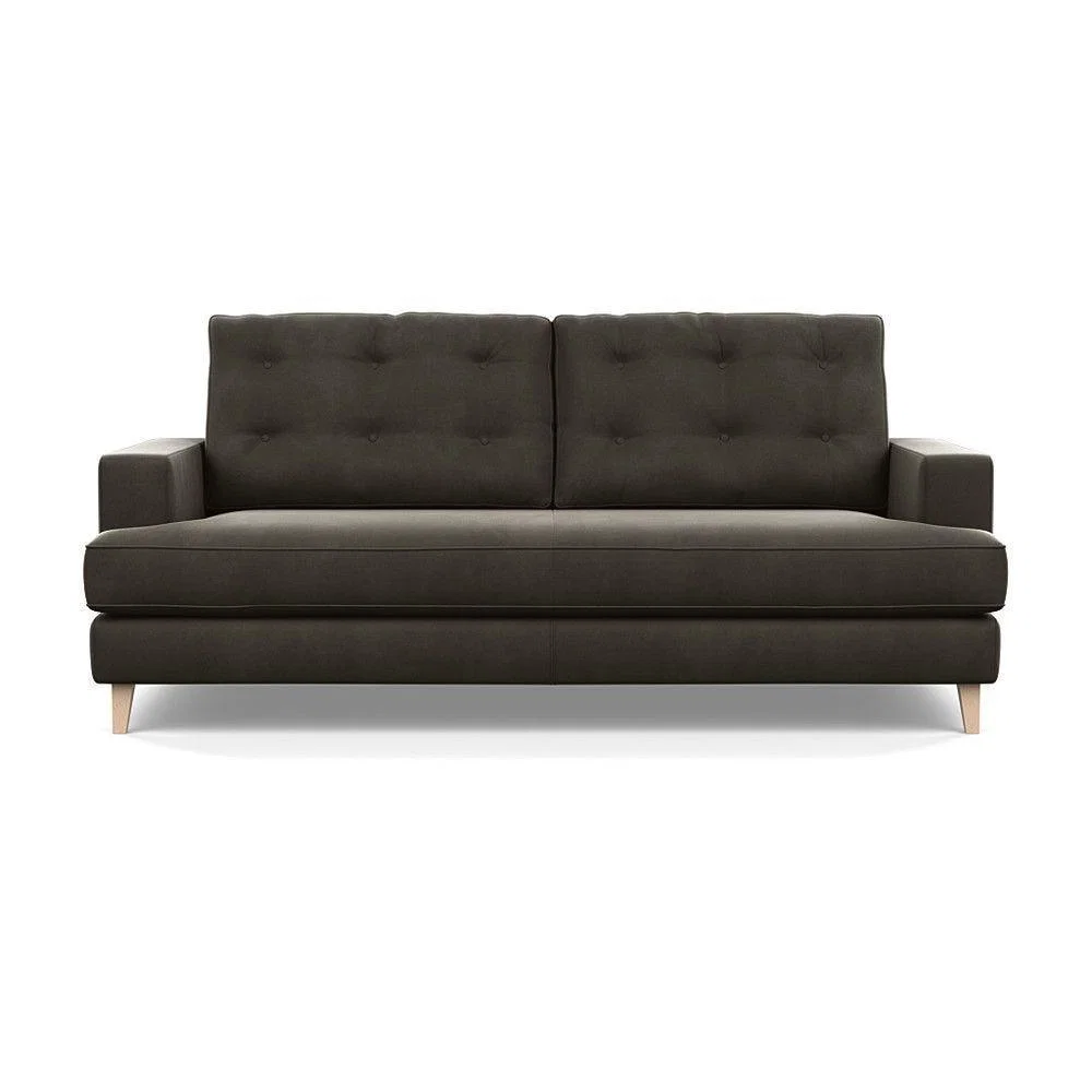 Heal's Richmond 3 Seater Sofa Smart Luxe Velvet Ocean Tinted Ash Feet - Heal's UK Furniture – image 133