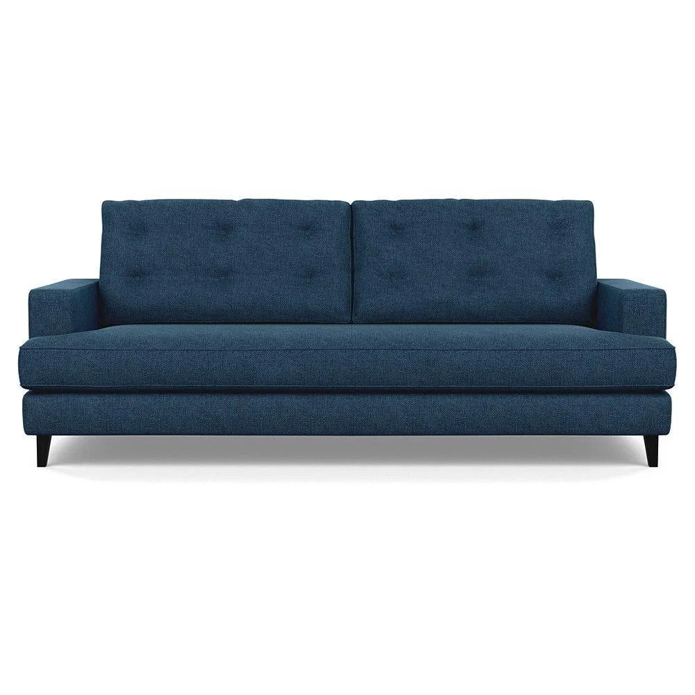 Heal's Richmond 3 Seater Sofa Smart Luxe Velvet Ocean Tinted Ash Feet - Heal's UK Furniture – image 15