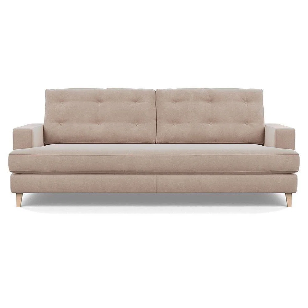 Heal's Richmond 3 Seater Sofa Smart Luxe Velvet Ocean Tinted Ash Feet - Heal's UK Furniture – image 143