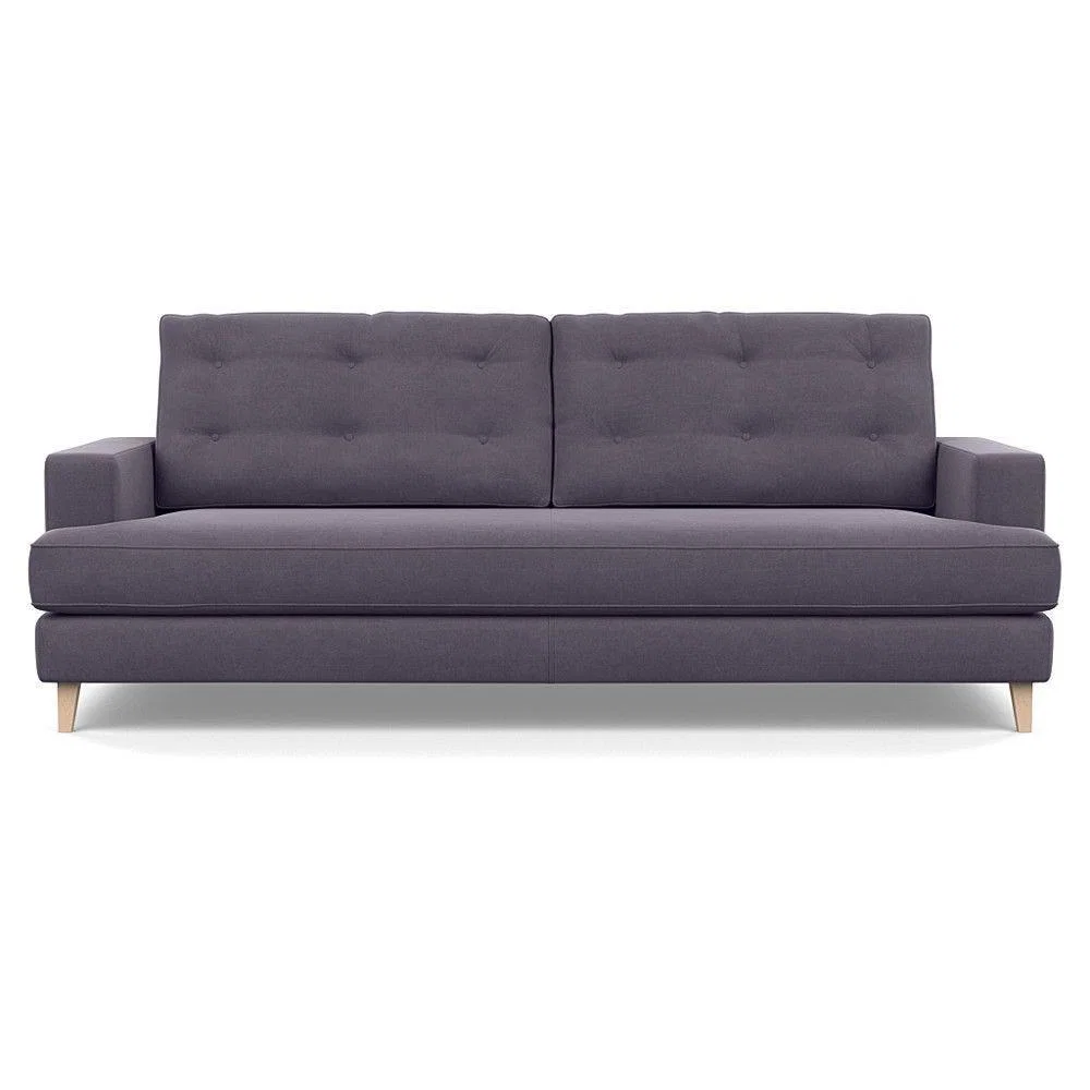 Heal's Richmond 3 Seater Sofa Smart Luxe Velvet Ocean Tinted Ash Feet - Heal's UK Furniture – image 152