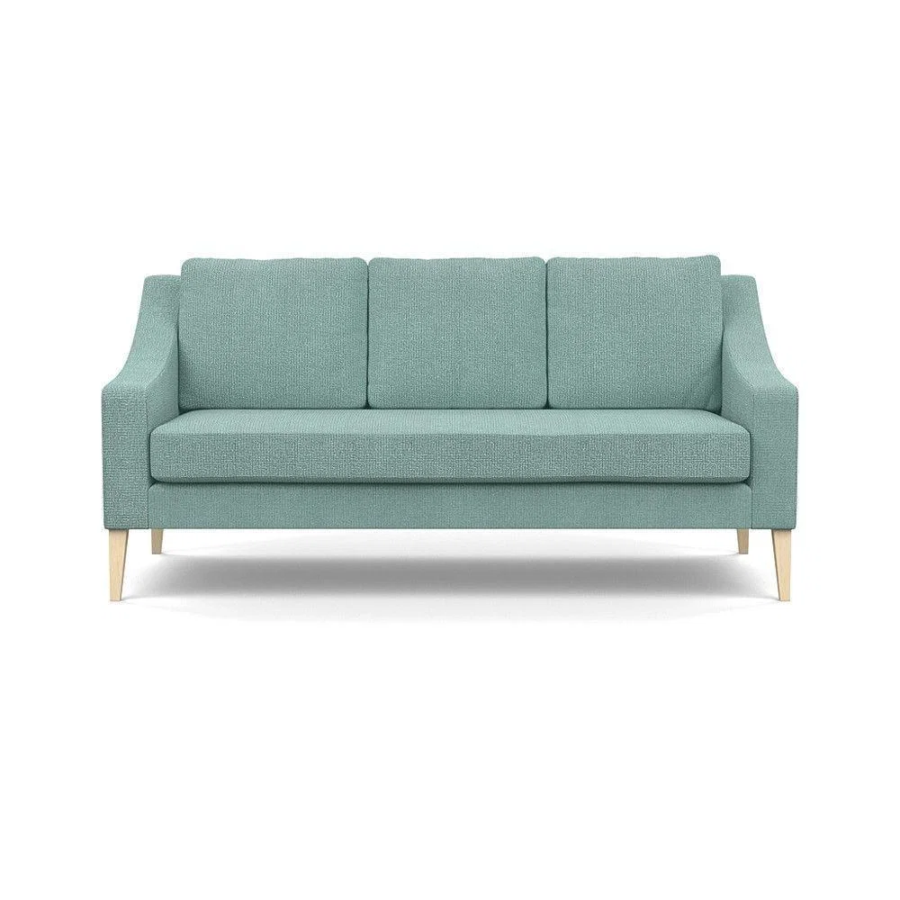 Heal's Richmond 3 Seater Sofa Smart Luxe Velvet Ocean Tinted Ash Feet - Heal's UK Furniture – image 54