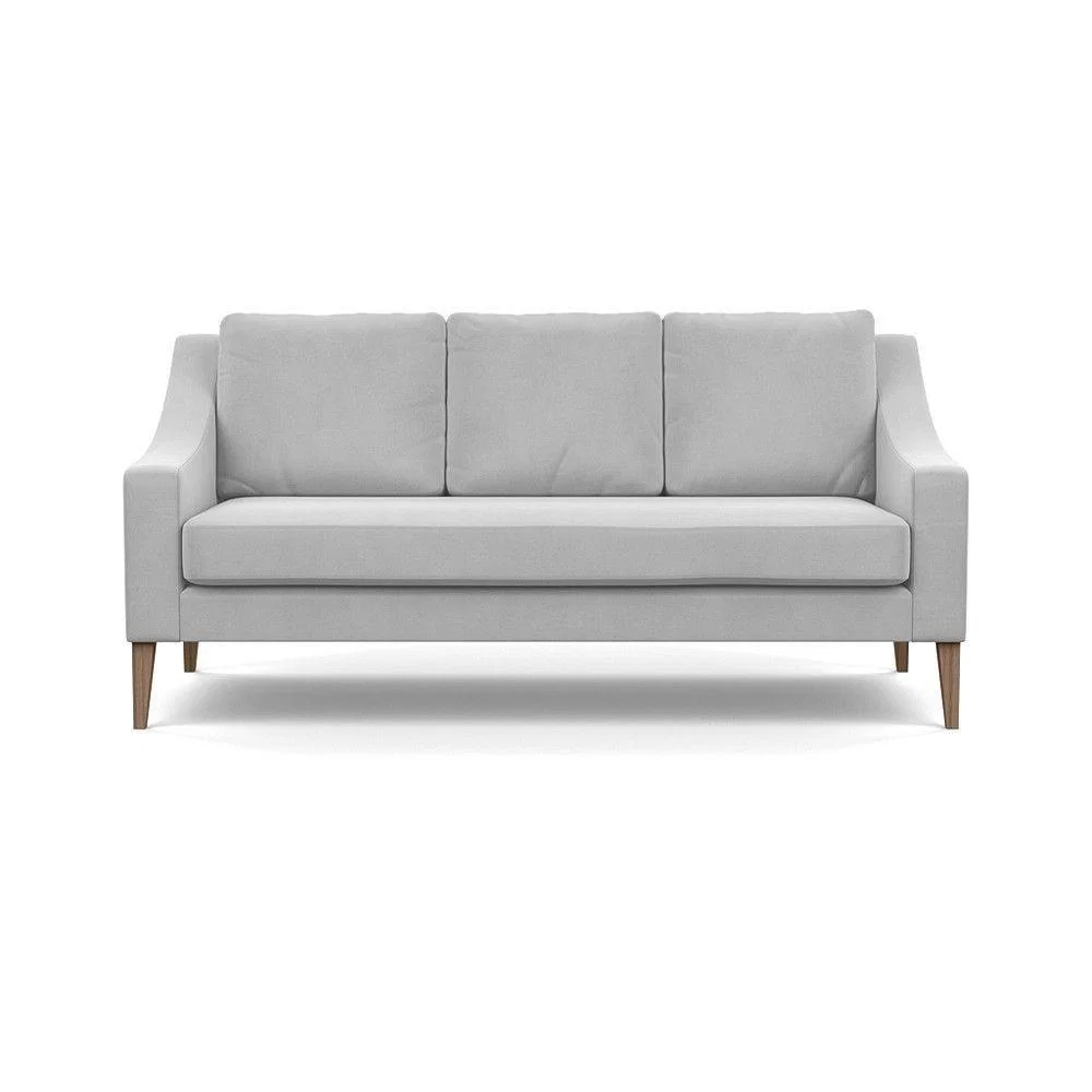 Heal's Richmond 3 Seater Sofa Smart Luxe Velvet Ocean Tinted Ash Feet - Heal's UK Furniture – image 61