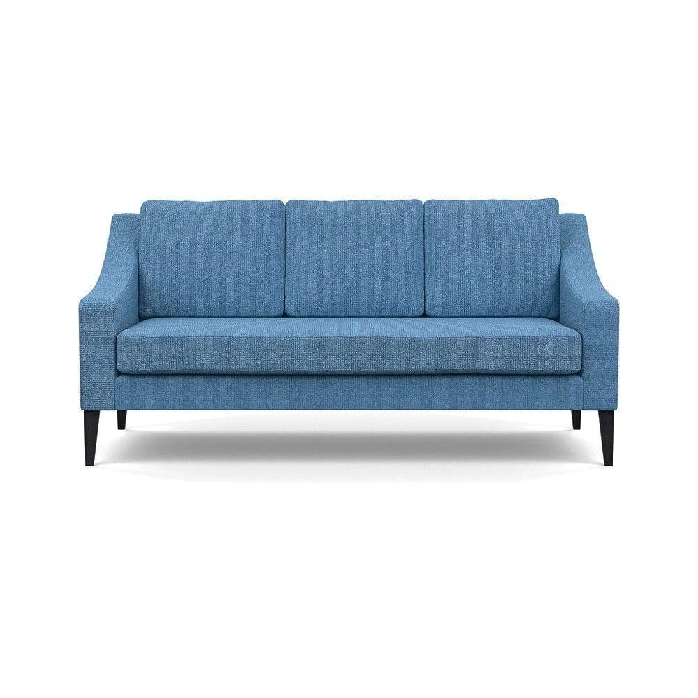 Heal's Richmond 3 Seater Sofa Smart Luxe Velvet Ocean Tinted Ash Feet - Heal's UK Furniture – image 76
