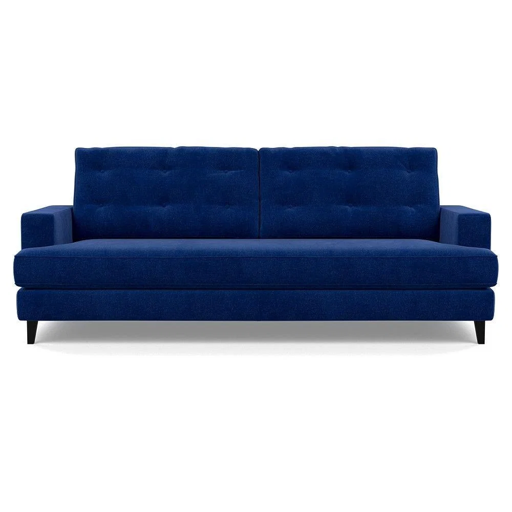 Heal's Richmond 3 Seater Sofa Smart Luxe Velvet Ocean Tinted Ash Feet - Heal's UK Furniture – image 78