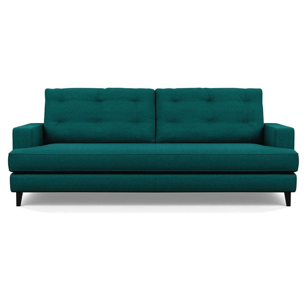 Heal's Richmond 3 Seater Sofa Smart Luxe Velvet Ocean Tinted Ash Feet - Heal's UK Furniture – image 88