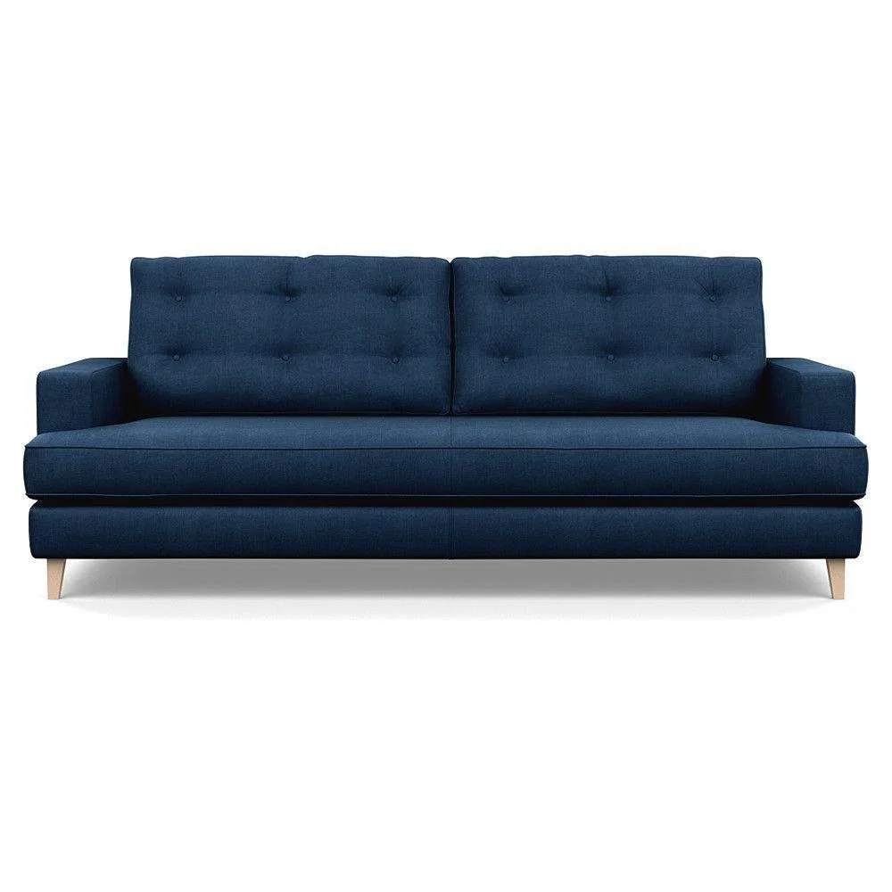 Heal's Richmond 3 Seater Sofa Smart Luxe Velvet Ocean Tinted Ash Feet - Heal's UK Furniture – image 93
