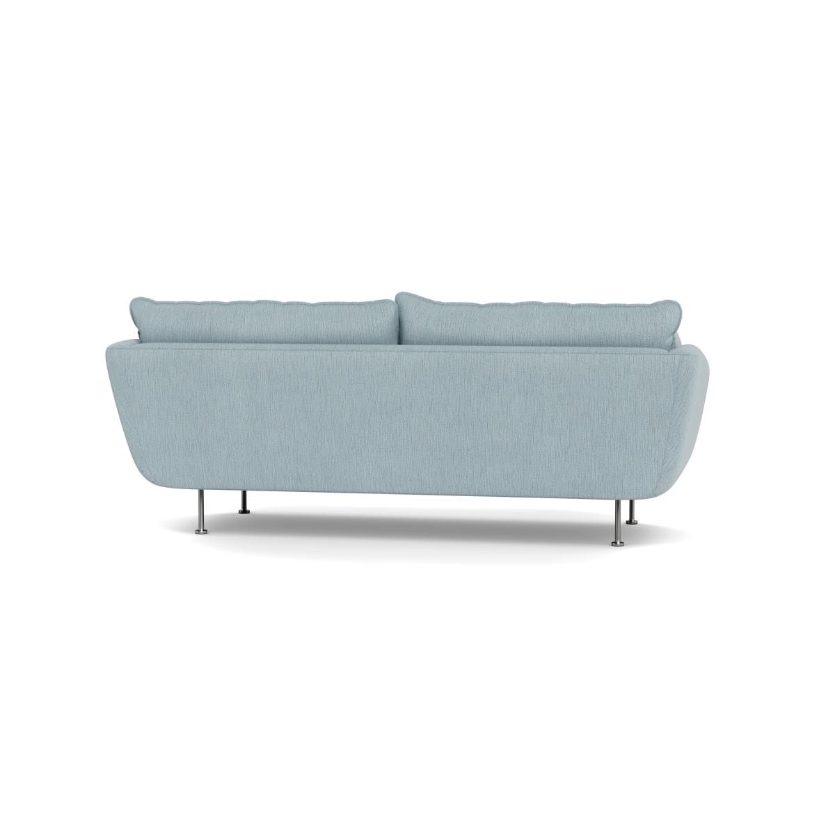 Heal's Allora 3 Seater Sofa Smart Linen Mix Duck Egg Black Feet – image 6