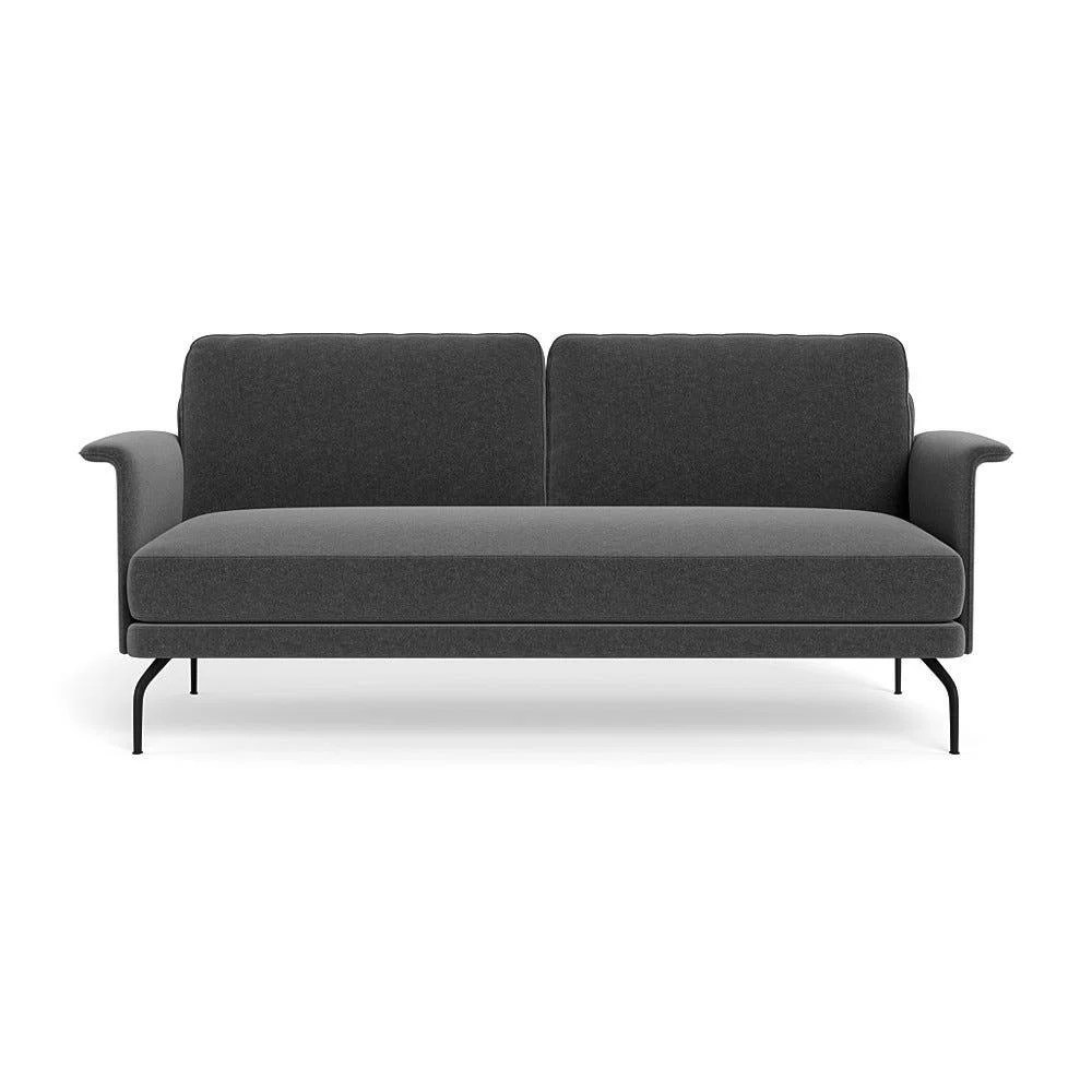 Heal's Iver 3 Seater Sofa Melton Wool Granite Black Feet – image 2