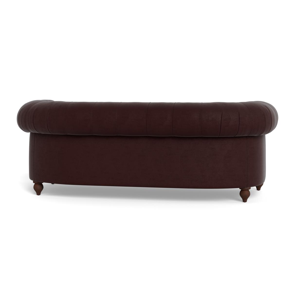 Heal's Fitzrovia 3 Seater Sofa Smart Luxe Velvet Acorn Natural Oak Feet – image 6