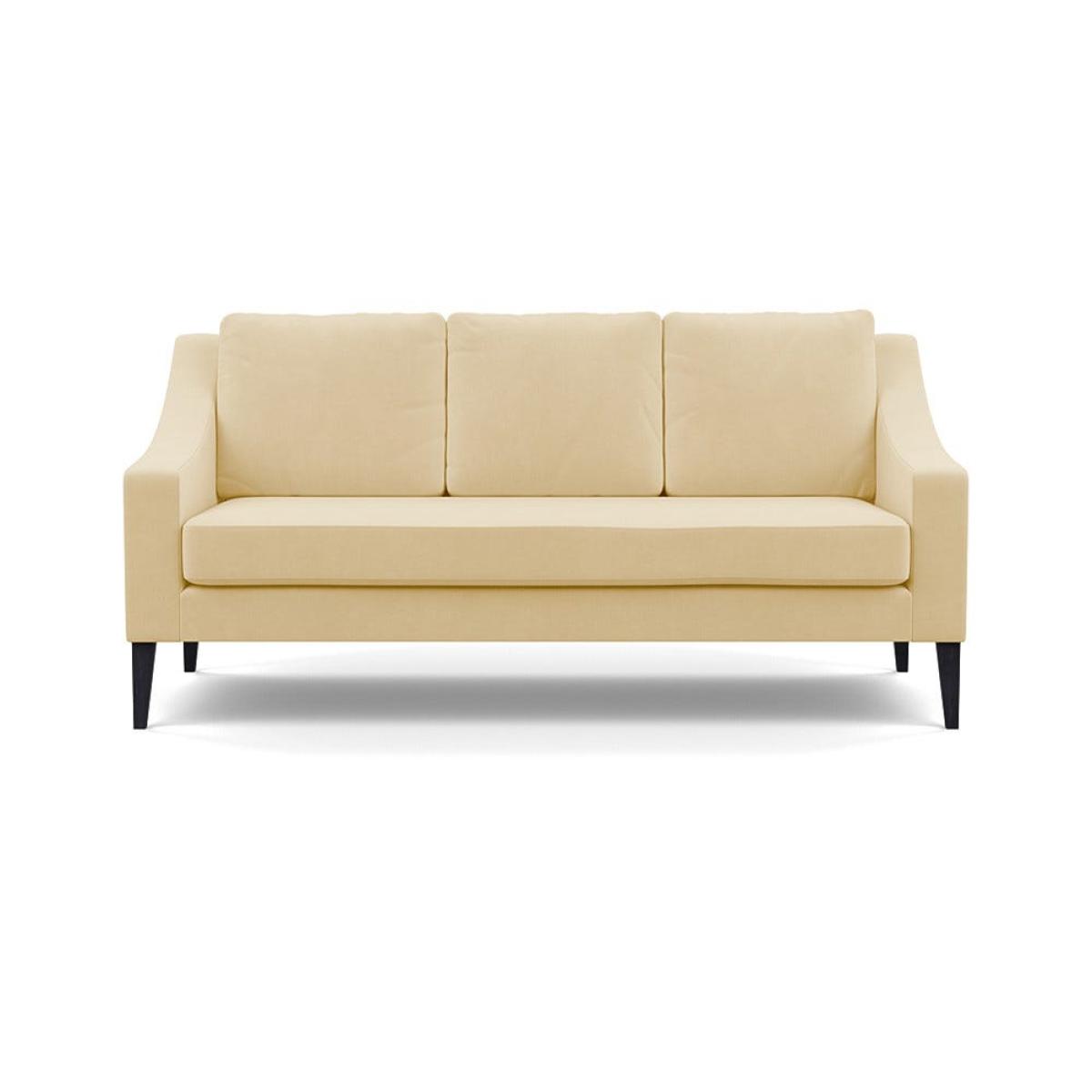 Heal's Richmond 3 Seater Sofa Smart Luxe Velvet Biscuit Black Feet – image 2