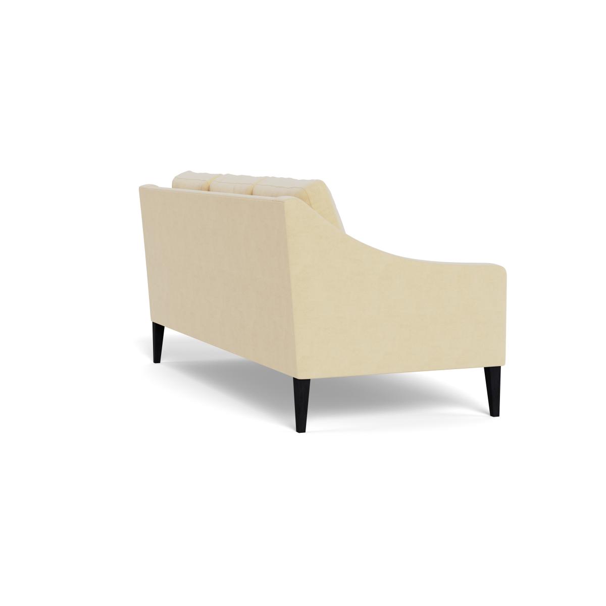 Heal's Richmond 3 Seater Sofa Smart Luxe Velvet Biscuit Black Feet – image 5