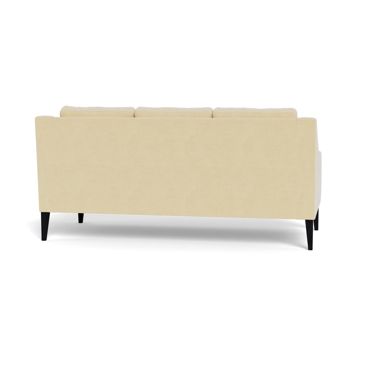 Heal's Richmond 3 Seater Sofa Smart Luxe Velvet Biscuit Black Feet – image 6